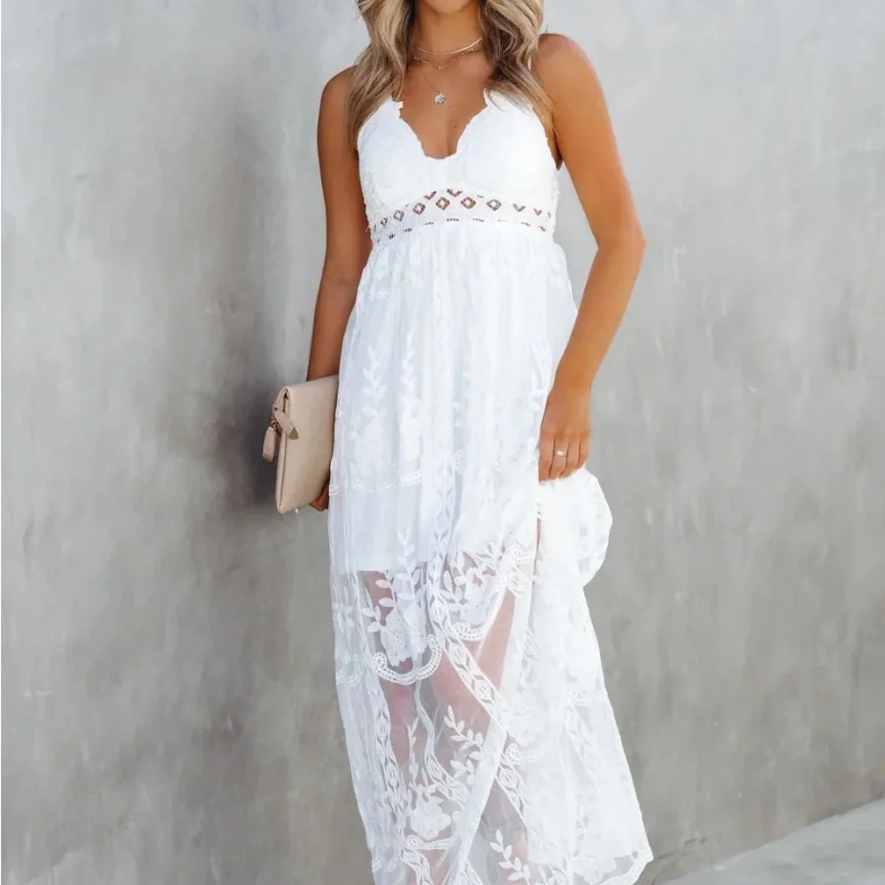 lace Cami Dresses,Beach dresses for Women,Boho Dress for Women,Wedding Guest D